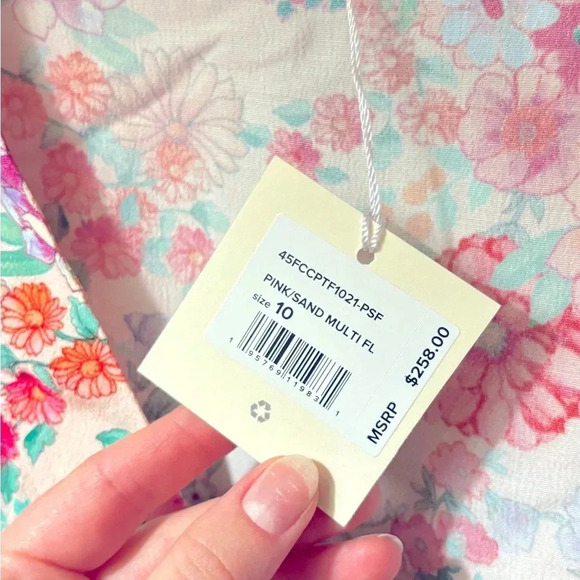 NWT Favorite Daughter The Barely Holding It Together Pink Floral Mini Dress 10 - Picture 11 of 12